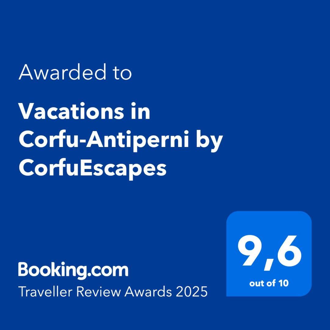 Апартаменты Vacations In Corfu-Antiperni By Corfuescapes Antipernoi Экстерьер фото